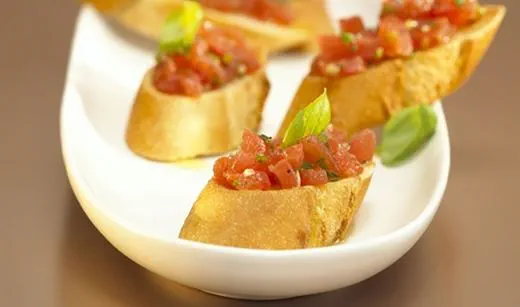 recipe image Tartines tomate basilic façon bruschetta