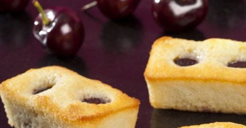 recipe image Financiers aux cerises