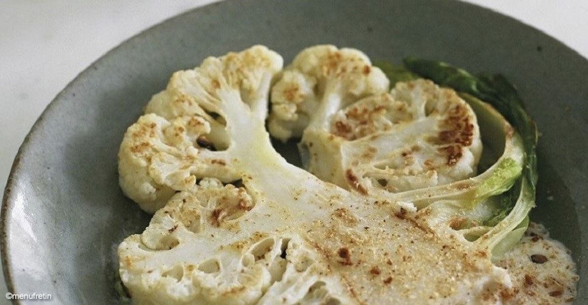 Chou Fleur Roti A La Noisette Et Au Parmesan Chou Fleur Roti A La Noisette Et Au Parmesan
